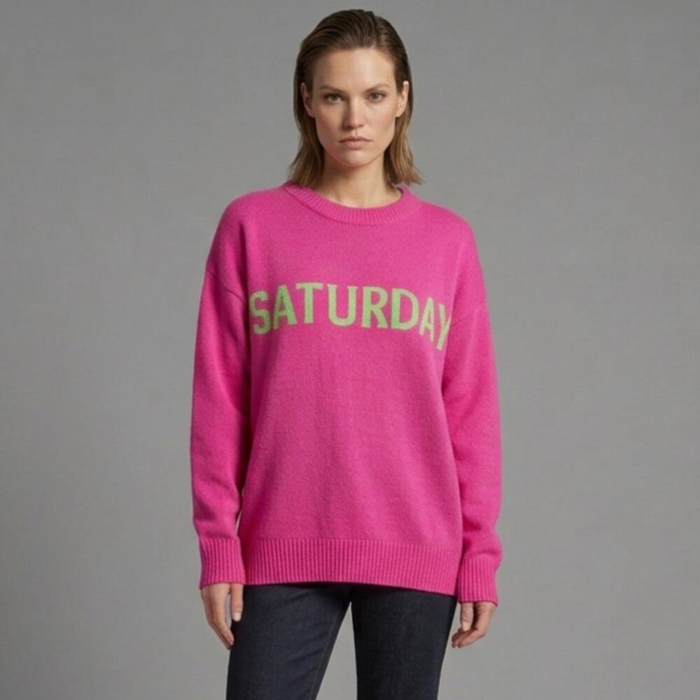 NWT English Factory Saturday Crew Neck Sweater. Size L. Ret. $78